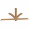 Ekena Millwork Redmond Timber Gable Bracket, Western Red Cedar, 108"W x 31 1/2"H x 3 1/2"D x 3 1/2"F, 7/12 Pitch GBW108X31X0404RED00SWR - alternate 2